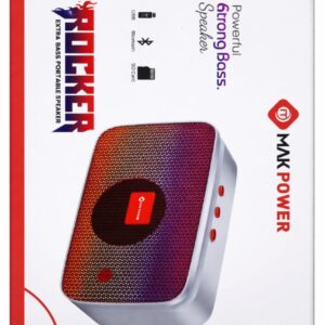 MAK POWER Rocker extra bass portable Bluetooth speaker with compact design and powerful sound